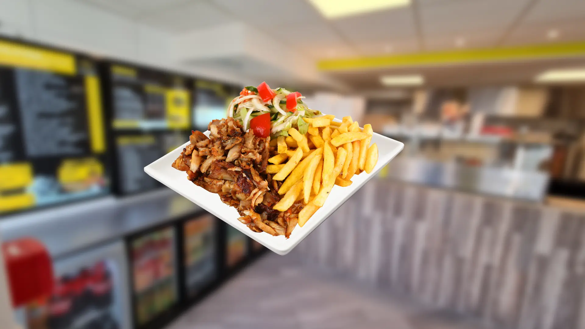 Smaken, følelses og konsistens <br>
får du av ekte dönerkebab.